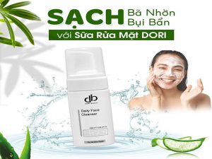Sữa Rửa Mặt DORI Làm Sạch Bụi Bẩn Và Bã Nhờn Sâu
