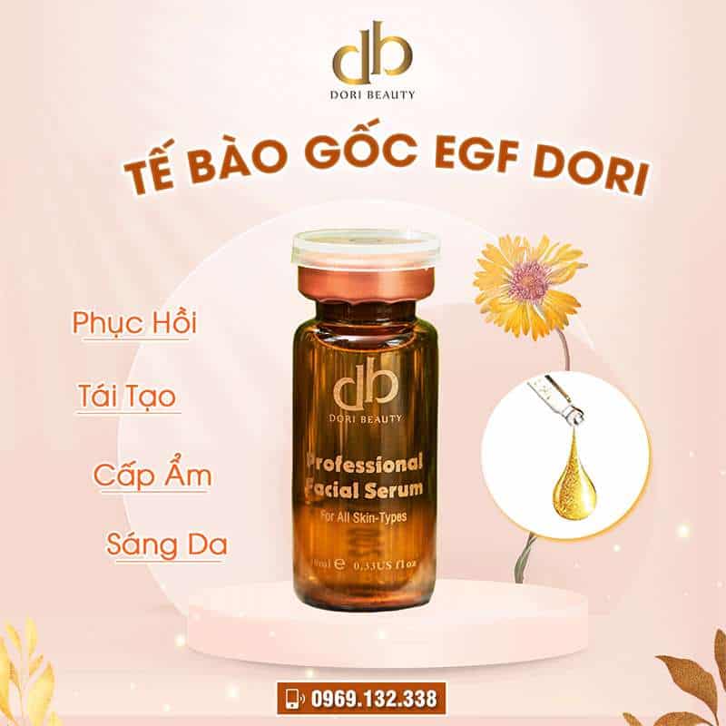 Siêu Phẩm Tế Bào Gốc EGF DORI: Cấp Ẩm – Phục Hồi – Tái Tạo Da
