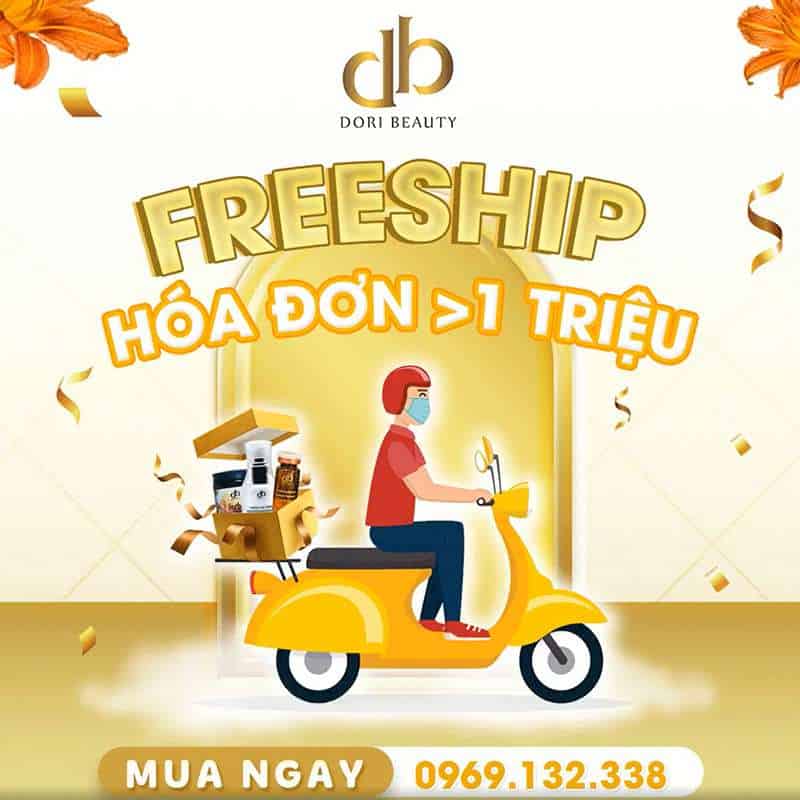 Hóa đơn mua hàng trên 1 TRIỆU => Miễn Phí Vận Chuyển.