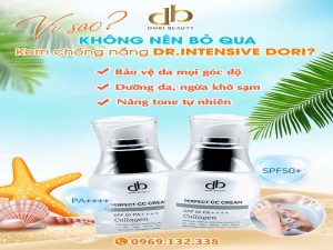 DR. Intensive DORI: Giải Pháp Chống Nắng An Toàn Cho Da