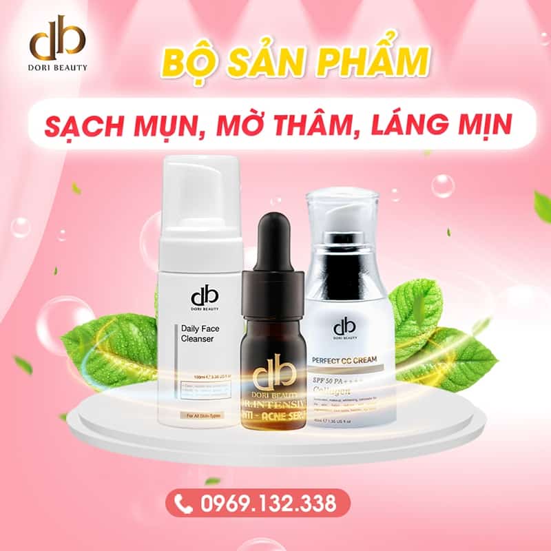 Trị sạch mụn - mờ thâm - láng mịn.