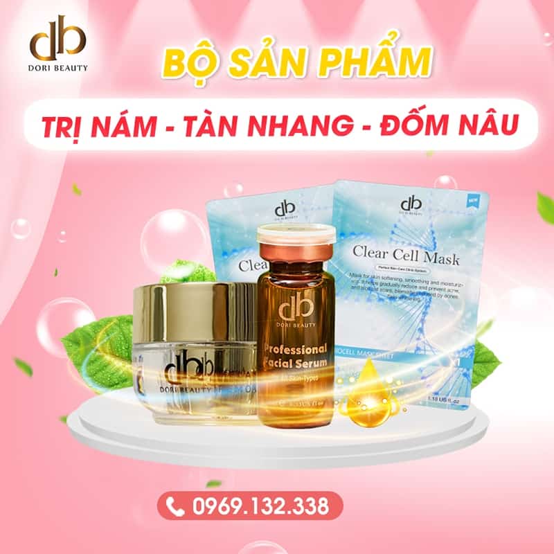Trị nám - tàn nhang - đốm nâu.