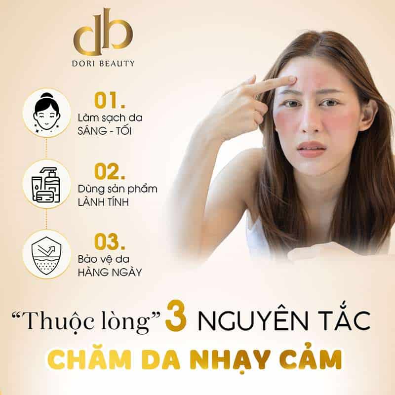 Thuộc Lòng 3 Nguyên Tắc Chăm Da Nhạy Cảm.