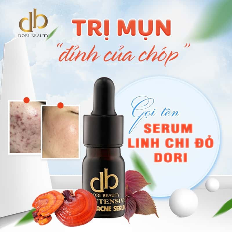 Bảo Bối Trị Mụn – Serum Linh Chi Đỏ Dori