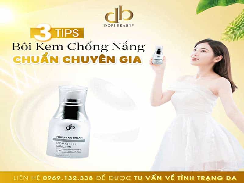 3 Bước Dùng Kem Chống Nắng Đúng Cách