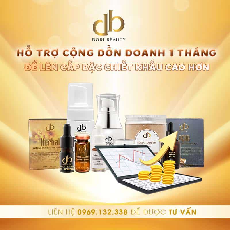 Hỗ trợ cộng dồn doanh số bán trong 1 tháng