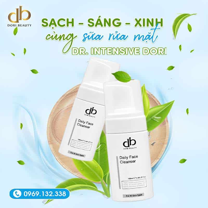 Da Sạch Sâu, Sáng Khỏe Cùng Sữa Rửa Mặt DORI