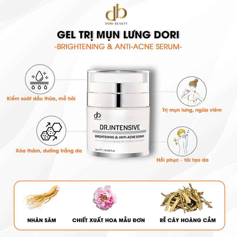 Gel Trị Mụn Lưng.