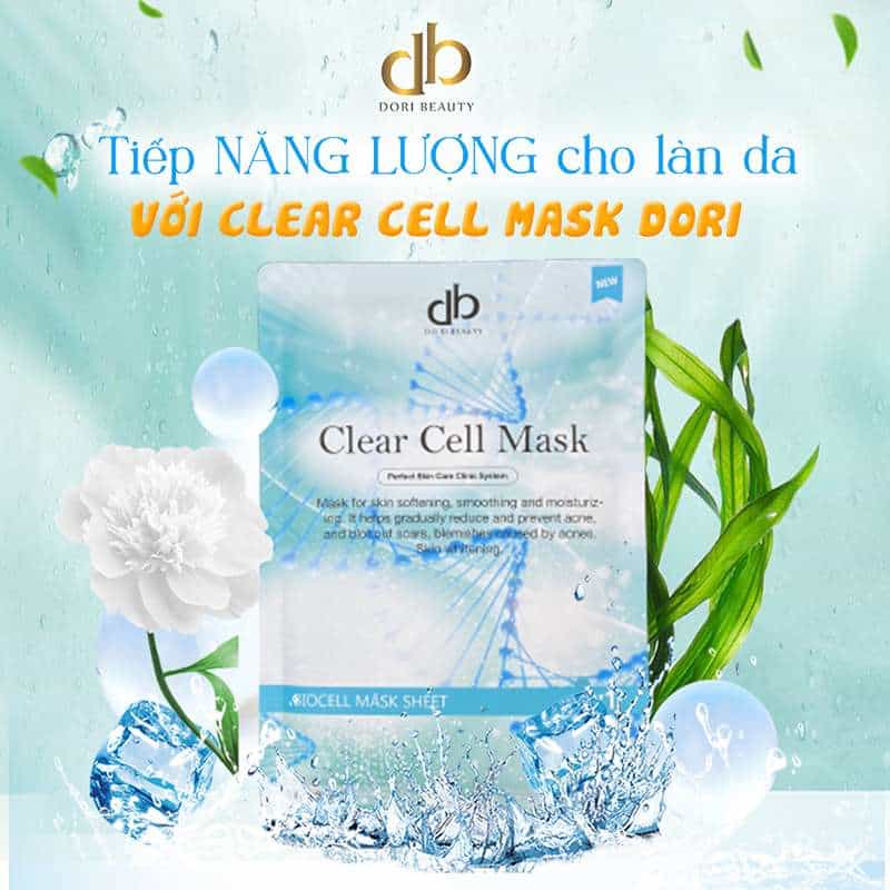 Clear Cell Mask: Dưỡng Da - Cấp Ẩm Siêu Xịn